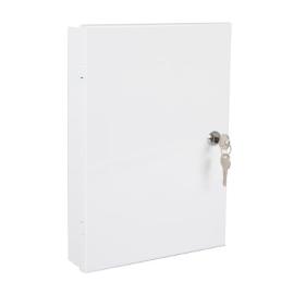 DOCBOX, Lockable Document Box made of mild steel in white finish