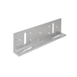 Double L Bracket for use with the ML1200 double range of maglocks with slide in slots for ease of installation. 532 x 73 x 46 (mm) (all mm) - Not adjustable for mounting the maglock.
