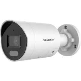 DS-2CD2047G2-LU/SL(2.8mm)(C), Hikvision 4MP ColorVu Strobe Light and Audible Warning Fixed Mini Bullet Network Camera