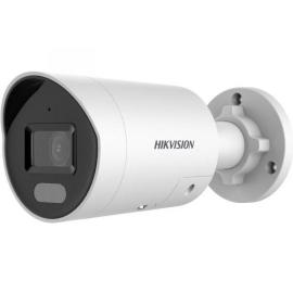 DS-2CD2047G2H-LIU/SL(2.8mm)(eF), 4 MP White Smart Hybrid Light with ColorVu Fixed Mini Bullet Network Camera