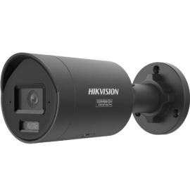 DS-2CD2047G3-LI2UY(2.8mm)(BLACK), 4MP Smart Hybrid Light with ColorVu Fixed Mini Bullet Network Camera - 2.8mm (Black)