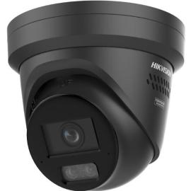 DS-2CD23166G3-IS2UY/SL(2.8)(eF)/BLACK, 16MP Acusense Strobe Light and Audible Warning Fixed Turret Network Camera - Black