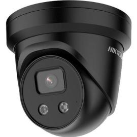 DS-2CD2346G2-ISU/SL(2.8mm)(C)(BLACK), 4 MP AcuSense Strobe Light and Audible Warning Fixed Turret Network Camera