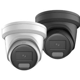 DS-2CD2347G2-LSU/SL(2.8mm)B(C), Hikvision 4MP Outdoor Network Turret Camera with 2.8mm Lens