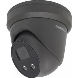 DS-2CD2366G2-IU(2.8MM)/GREY(C), Hikvision AcuSense 6MP fixed lens Darkfighter turret camera with IR & built in mic