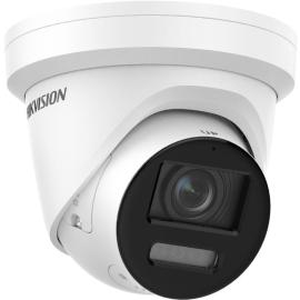 DS-2CD2387G2-LSU/SL(2.8mm)(C), Hikvision 8MP ColorVu Strobe Light and Audible Warning Fixed Turret Network Camera
