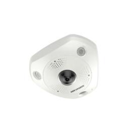 DS-2CD63C5G0-IVS(1.29mm)(B), HikVision 12MP IR Fisheye Network Camera With Audio 1.29mm