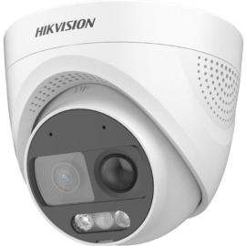 DS-2CE72DF3T-PIRXOS(2.8MM), 2 MP ColorVu PIR Siren Audio Fixed Turret Camera