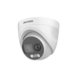 DS-2CE72KF3T-PIRXO(2.8mm), Hikvision 3K ColorVu Fixed Turret with Strobe and PIR Siren up to 20m White Light IP67