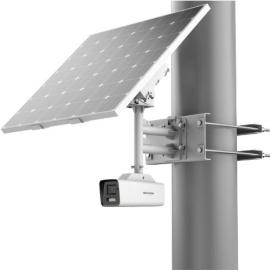 DS-2XS6A87G1-LS/C36S80(2.8MM), 8MP ColorVu Fixed Bullet Solar Power 4G Network Camera Kit