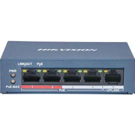 DS-3E0105P-E(B), 4 Port Fast Ethernet Unmanaged POE Switch
