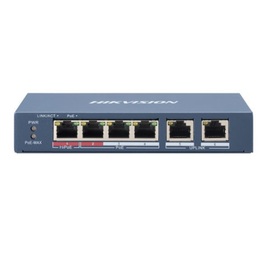DS-3E0106HP-E, 4 Port Fast Ethernet Unmanaged POE Switch