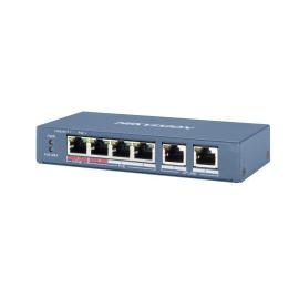 DS-3E0106HP-E, Hikvision 4 Port Fast Ethernet Unmanaged POE Switch