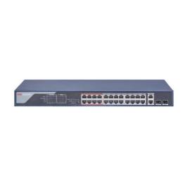 DS-3E0326P-E, 24 Port Fast Ethernet Unmanaged POE Switch