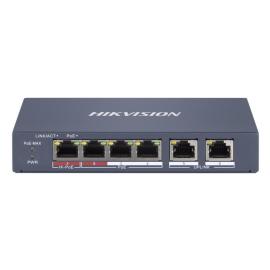 DS-3E1106HP-EI, Hikvision 4 Port Fast Ethernet Smart POE Switch