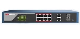 DS-3E1310P-E, 8-ports 100Mbps Web-managed PoE Switch