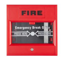 DS-K7PEB, Exit and Emergency Button - Red