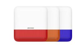 DS-PS1-E-WE/Red/UK NO Front, Wireless External Sounder RedLid