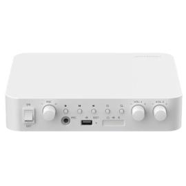 DS-QAE1A80G1-VB, Hikvision 80W 2-Zone Network Amplifier