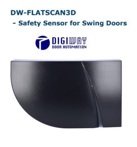 DW-FLATSCAN3D, Volumetric laser safety sensor for swing doors