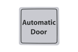 DWS-ADSIGN, Self-adhesive automatic door sign