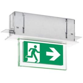 Eaton (40071352292) 1803 LED CG-S - Edge light, recessed ceiling mounting, RAL 9010, with plastic covering plate, without panel 