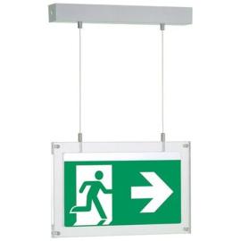 Eaton (40071354611) SpiritLED 28 D/D - LED edge luminaire with pictogram  D/D and LED-module (mounting kit is necessary), acc. to ISO 7010