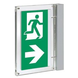 Eaton (40071354613) SpiritLED 28 L/R - R 90?- LED edge luminaire with pictogram  L/R and LED-module (mounting kit is necessary), acc. to DIN ISO 7010