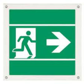 Eaton (40071355750) Safety luminaire 83022.1 LED CG-S, square, IP65, aluminium die-cast, white (Similar to RAL 9010)