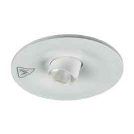 Eaton (40071356728) GuideLed SL 13051.2 CG-S, round recessed mounting luminaire, with asymmetric optics for 5 lx vertical illuminance, 4000 K, LED-Supply and CG-S technology (20 addresses) in a plastic enclosure with strain relief