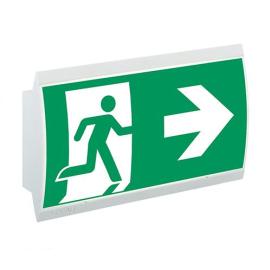 Eaton (40071356821) Style II 22021 LED CG-S (Exit sign set), with LED-supply and LED-circuit board 4 x 1 W, for exit signage, with two opaque covers and pictogram sticker set (Arrow L, R, D), including quick mounting set