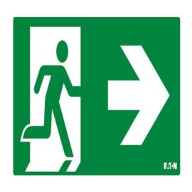 Eaton (LUM10575) CrystalWay 20 m. Horizontal pictogram Arrow Right PR, ISO 7010