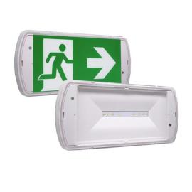Eaton (SL2-M65F0FCGS) SafeLite CG-S, 200 lm, IP65, for exit route lighting or exit signage with optional pictograms