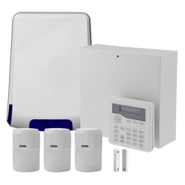 EATON-WIRED-KIT, i-on10-K wired kit including 3x PIR, 1x door contact, 1x external sounder