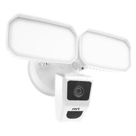 ECSPCAMFLW, Fort 2MP Wi-Fi Security Camera with Twin Flood Lights White IP65