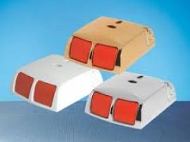 ELM-PA-G3-W, PA Button, Double Push, Grade 3. Integral resistors to suit all popular control panels