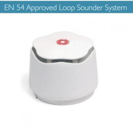 ELS2A4AO, Loop Sounder System - White Sounder Standard Isolator Base
