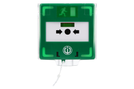 EM301-LS, Triple-pole resettable emergency door release with light and sounder