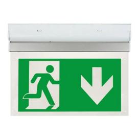EMD2WMEXSIGND-CL, Duceri Emergency Exit Sign Down Legend 3W LED IP20 Maintained