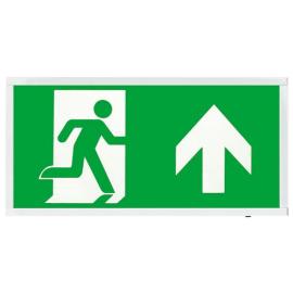 EMSTLED3WMEXBOXU, Duceri Emergency Self-Test Exit Box Up Legend 3W LED IP20 White
