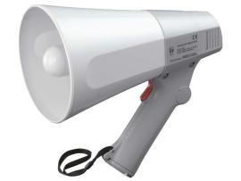 ER-520, Handheld Megaphone, 6W, Grey, Range 250m