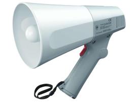 ER-520W, Handheld Megaphone, 6W, with Whistle, Grey, Range 250m