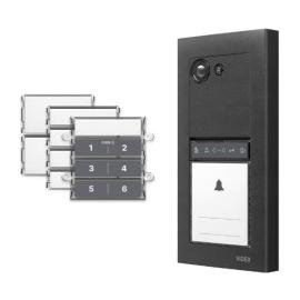 ERAKIT23B6388, Surface door panel in Gun metal grey finish, 2321S PSU & 6388 handsfree 3.5