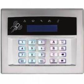 EURO-LCDPZ/SCHROME, KEYPAD LCD Prox Euro Satin Chrome