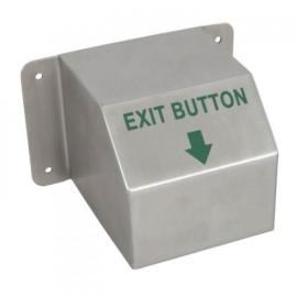 External Stainless Steel Button Cover, accepts any RGL weatherproof surface exit button. 100 x 100 x 120mm