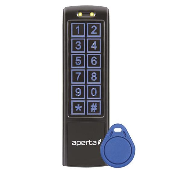 EZTAG3B, BLACK PROXIMITY/CODE ENTRY KEYPAD c/w 10 TAGS gallery image