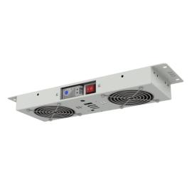 FANR2WTIP, All-Rack 2 Way Rackmount Analog Thermostat Controlled Fan

