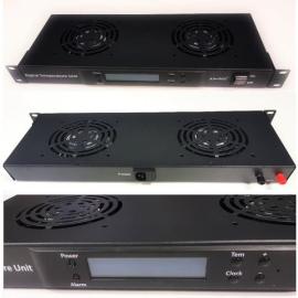 FANRK2T, All-Rack 2 Way Digital Thermostatic Controlled Rack Mount Fan Tray