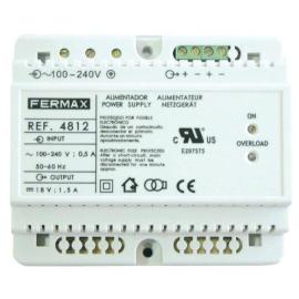 FERMAX, 4812, P.S.U. DIN6 100-240VAC/18VDC-1,5A