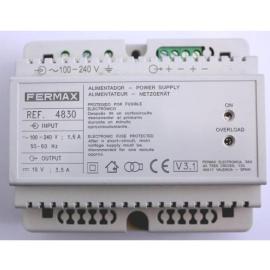 FERMAX, 4830, POWER SUPPLY UNIT DIN-6 100-240VAC/18VDC-3.5A